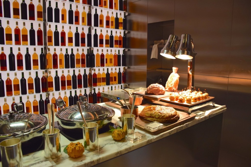 New Year brunch at Le Royal Monceau - Hot meat buffet