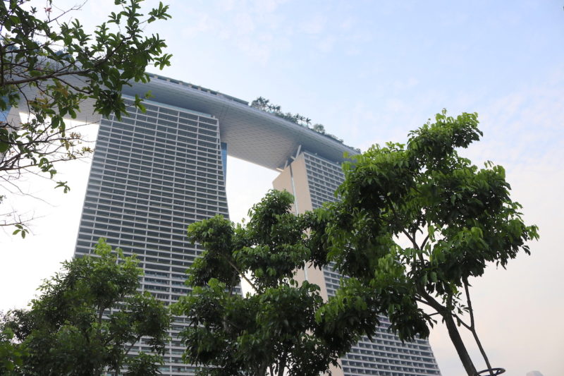 Marina Bay Sands from Gardens in the Bay